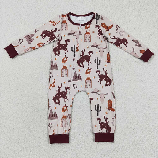 Baby Boys Western Rodeo Rompers