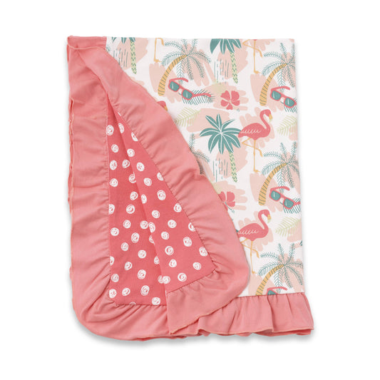 Baby Girl's Copacabana Bamboo Blanket