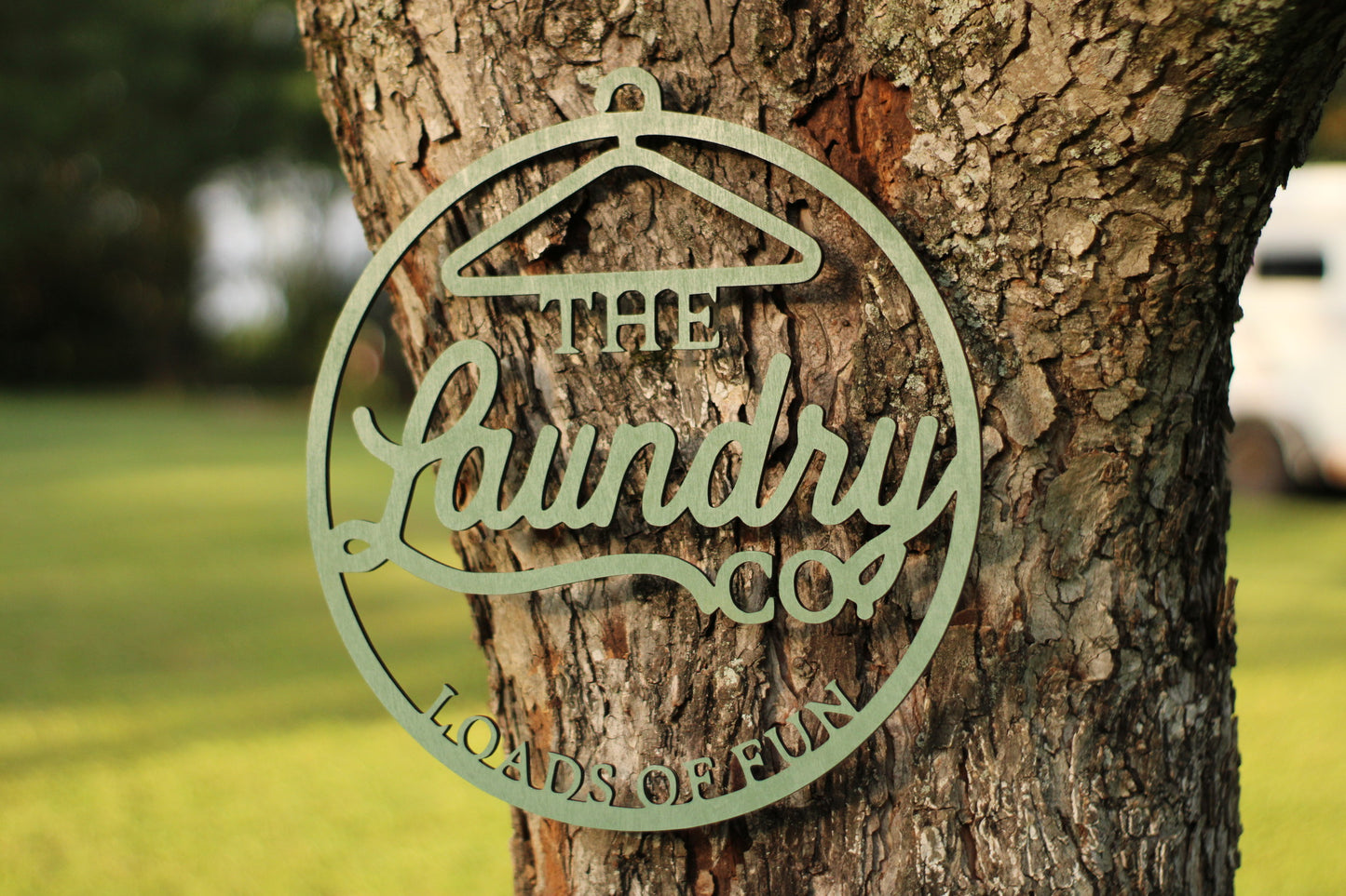 The Laundry Co. Round Wall Hanging