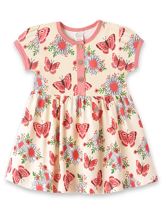 Baby Girl's Boho Picnic Bamboo Dress: 2T