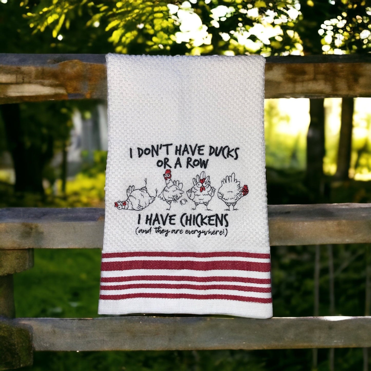 100% Cotton Farmhouse Inspired Kitchen/Hand Towel
